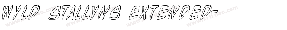 Wyld Stallyns Extended字体转换